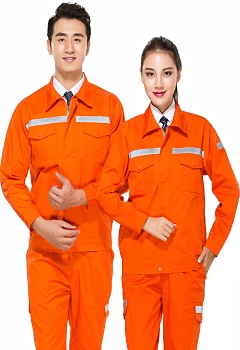 淮南壽縣工作服定做款式橘黃色工程服勞保服GZ-8009 淮南壽縣工作服定做款式橘黃色工程服勞保服GZ-8009